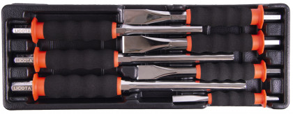 Sekáče a průbojníky ve výplni do dílenského vozíku, 7 dílů - LIACK384020