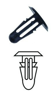 Plastové příchytky čalounění, 10 ks - HRD19