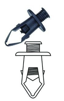 Plastové příchytky čalounění, 10 ks