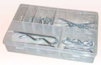 Sada pojistných závlaček 25 ks - pozinkovaných
