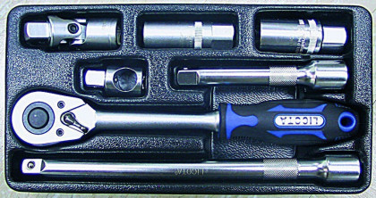 Sada nářadí 1/2", 7 ks