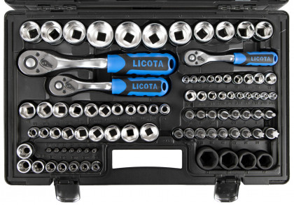 Gola sada s klíči 1/4", 3/8" a 1/2", 120 ks - LIALK8006F