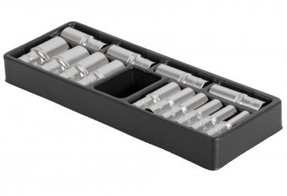 Sada hlubokých nástrčných klíčů, 1/2", 14 ks - LIACK384027