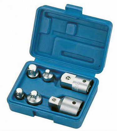 Sada 6 adaptérů pro ráčny a nástrčné hlavice