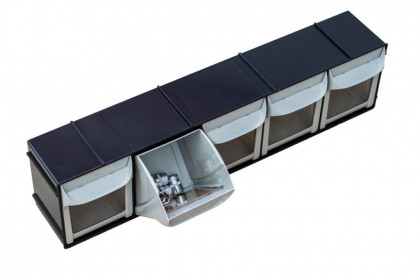 Organizér na šroubky s 5 zásuvkami - FO-605