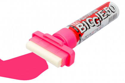 Fixy na sklo voděodolné Posterman Biggie - 50 mm - růžová fl. - 458050110