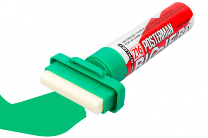 Fixy na sklo voděodolné Posterman Biggie - 50 mm - zelená - 458040120