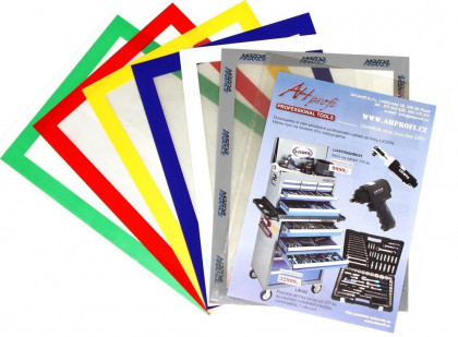 Přilnavé desky A4, statická folie - modré - 744010030