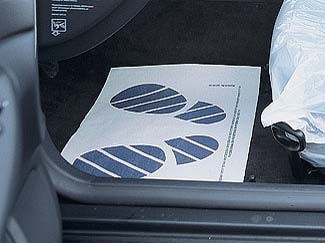 Ochrana koberce, stopy bot, role 250 ks - 339080030