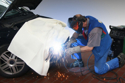 Svářečská deka - do 600 stupňů - 100x200cm - 334080107