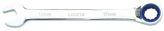 Vyhnutý ráčnový klíč s přepínáním - LI2317