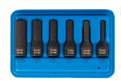 Sada vytahování poškozených matic 1/4" TWIST 6 ks - TJ8749