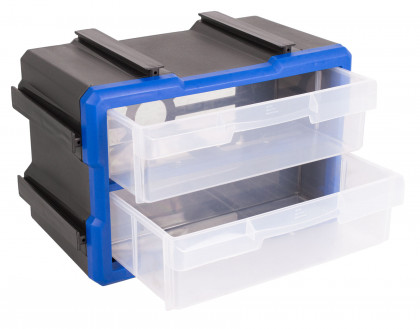 Plastový organizér, 2 boxy - MW1802