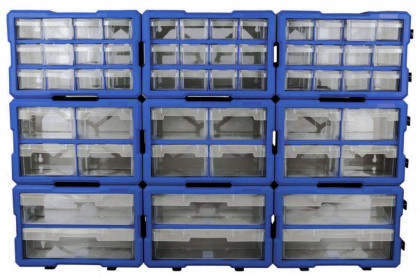 Plastový organizér, 2 boxy - MW1802