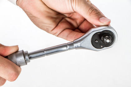 Teleskopické ráčny 3 ks (1/4", 3/8", 1/2") v plastovém kufru - AH120305