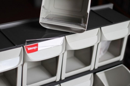 Mobilní organizér na šroubky do dílny, 120 boxů - MS-26000