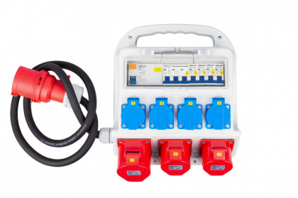 Mobilní rozvodná skříň 32A, 7 výstupů - FNP8606