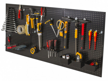 Děrované desky s příslušenstvím, 27 dílů - JJ001190