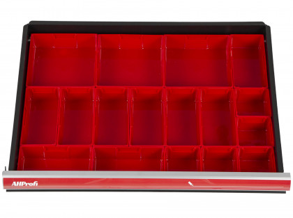 Plastové boxy do zásuvek, 17 ks - LT07