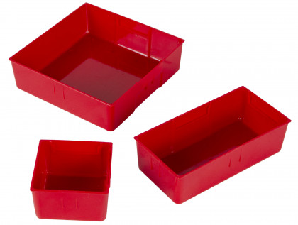 Plastové boxy do zásuvek, 17 ks - LT07