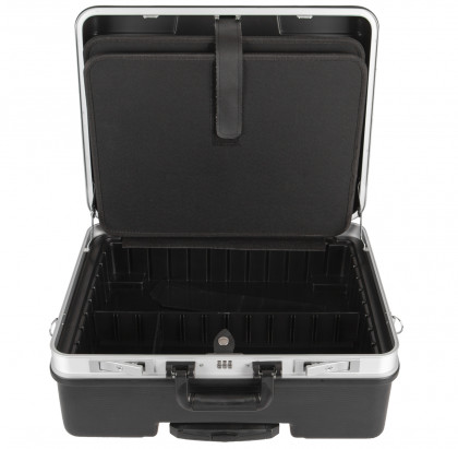 Kufr na nářadí na kolečkách, ABS, 500 x 400 x 255 mm - AH15021