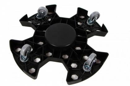 Pojízdný stojan na pneumatiky (plošina), 64x64x11 cm - TC0509