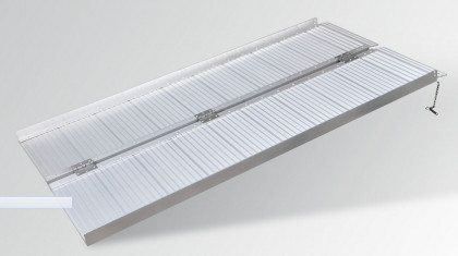 Přenosná skládací rampa pro invalidní vozíky, 92 cm - WR013FT