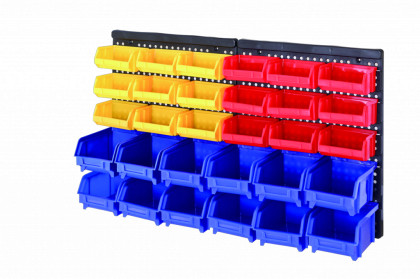 Plastový organizér na šrouby s 30 boxy - MSBRWK1812