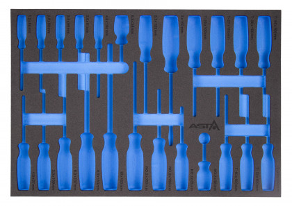 Prázdná pěnová výplň na šroubováky - APF13