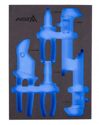 Prázdná pěnová výplň na kleště, imbusy a torxy - APF26