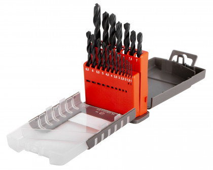 Sada vrtáků do kovu, 1 - 10 mm, 19 ks - HSS19P