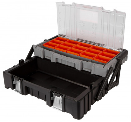 Rozkládací kufr na nářadí s organizérem - TC320300