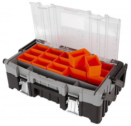 Rozkládací kufr na nářadí s organizérem - TC320300