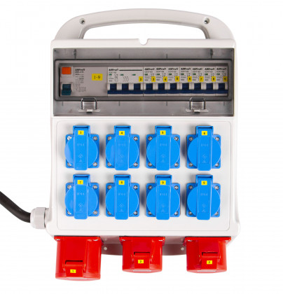 Mobilní rozvodná skříň 32 A, 11 výstupů - FNP8608