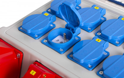 Mobilní rozvodná skříň 32 A, 11 výstupů - FNP8608