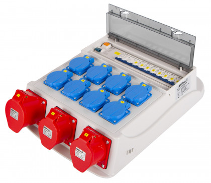 Mobilní rozvodná skříň 32 A, 11 výstupů - FNP8608