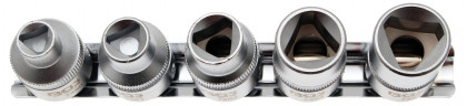 Trojhranné nástrčné klíče 1/2", M5 - M12, 5 ks - B8608