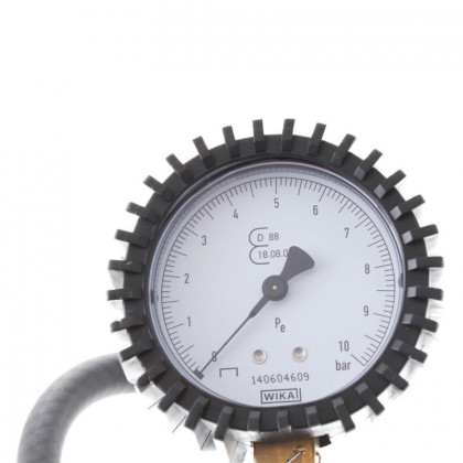 Hustič pneu s manometrem OMG73, 0-10 bar - F10245