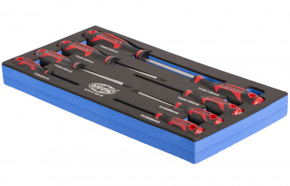 Sada šroubováků v pěnové výplni, Torx, 8 ks - LIACKE38316