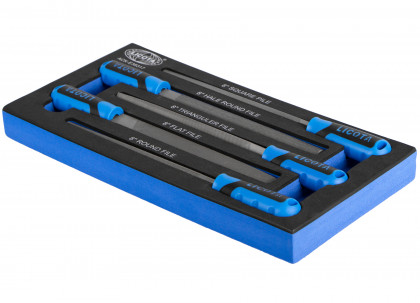 Sada pilníků v pěnové výplni, 5 ks - LIACKE38317