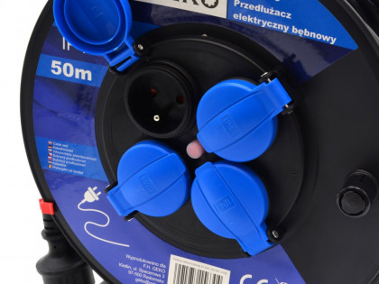 Prodlužovací kabel, buben 50 m, 4 zásuvky - G17505