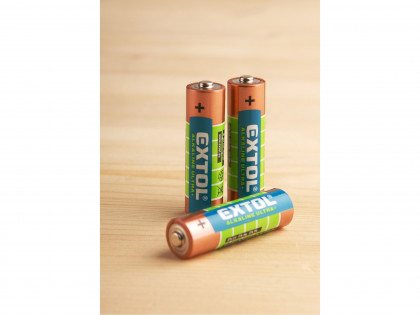 Baterie alkalické, 4ks, 1,5V AAA (LR03)