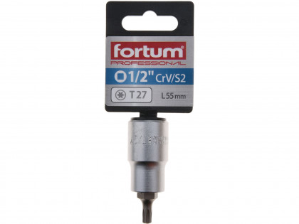 Hlavice zástrčná 1/2" hrot TORX, T 27, L 55mm
