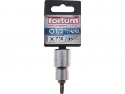 Hlavice zástrčná 1/2" hrot TORX, T30, L 55mm