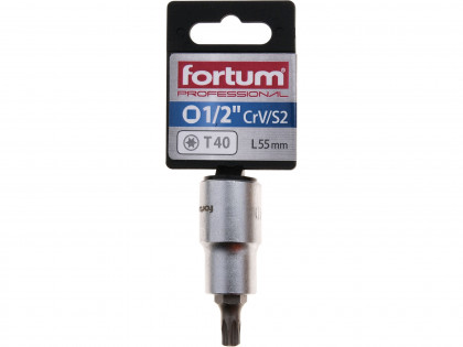 Hlavice zástrčná 1/2" hrot TORX, T40, L 55mm