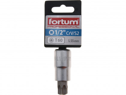 Hlavice zástrčná 1/2" hrot TORX, T60, L 55mm