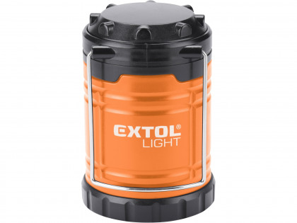 Lucerna teleskopická 50lm, 6x LED, ABS plast