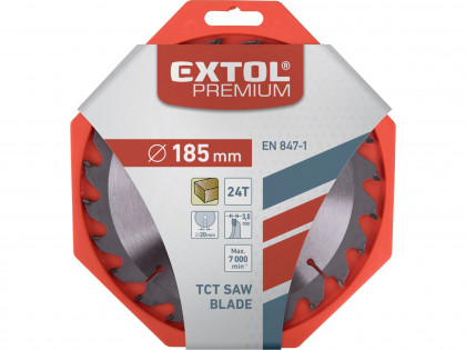 Kotouč pilový s SK plátky, O 185x3,0x20mm, 24T