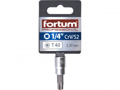 Hlavice zástrčná 1/4" hrot TORX, T 40, L 37mm