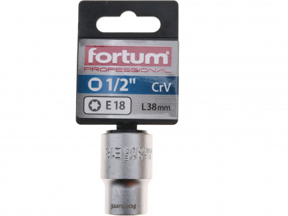 Hlavice nástrčná vnitřní TORX 1/2", E 18, L 38mm